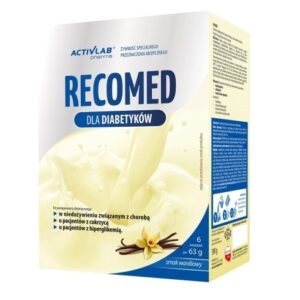 RecoDiab cocktail nutrițional vanilie 6x77g 1pc PENTRU DIABETICI